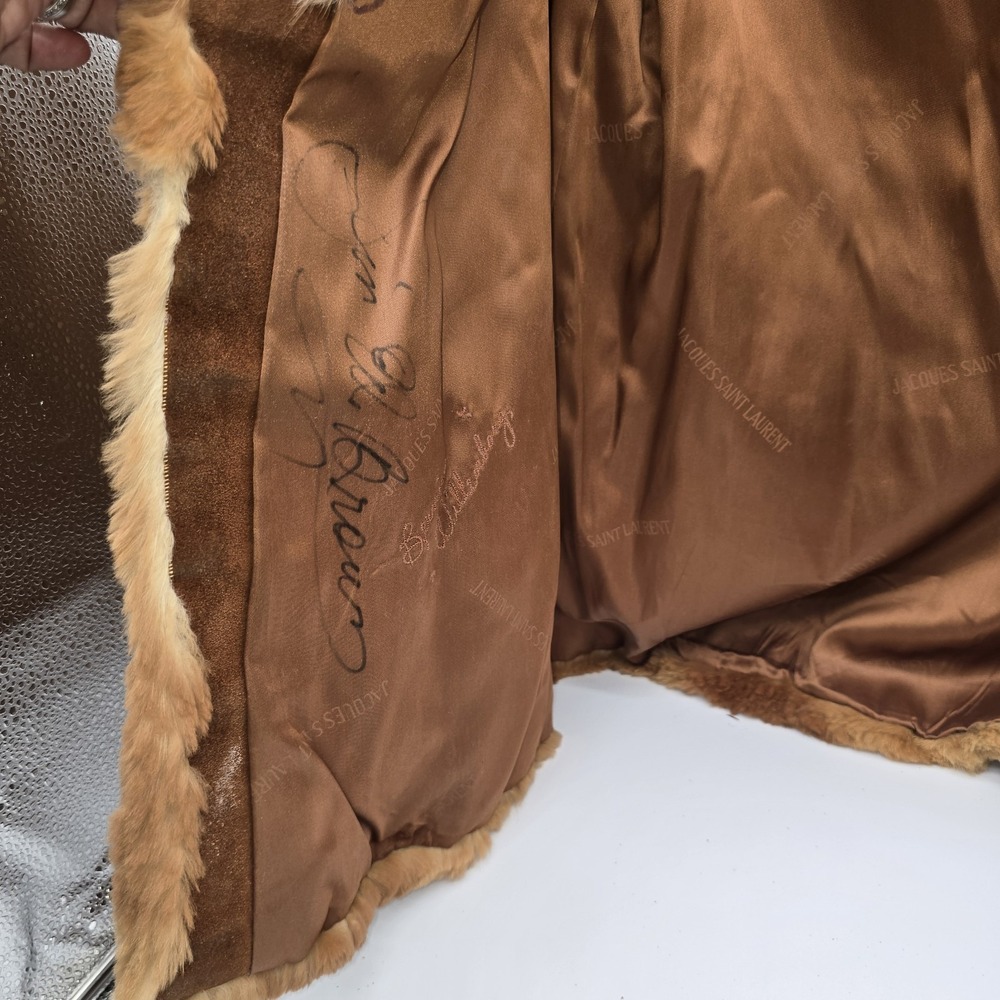 1950s Vintage Fur Coat James Hirsch Jim Ed Brown Autograph Rare Grand Ole Opry - Picture 5 of 16